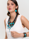 Necklace "Turquoise Drops"
