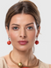 Еarrings &laquo;Coral Gold&raquo;