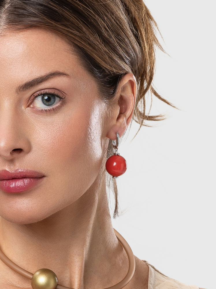 Еarrings &laquo;Coral Gold&raquo;