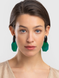 Colored Horn Earrings "Sea Facets"