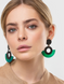 Colored Horn Earrings "Anchor Moment"
