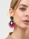 Colored Horn Earrings