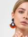 Colored Horn Earrings