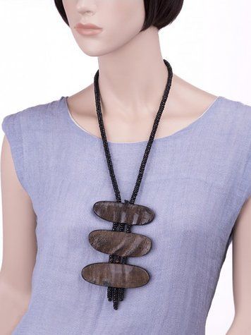 Raw Horn Necklace