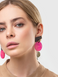 Colored Horn Earrings
